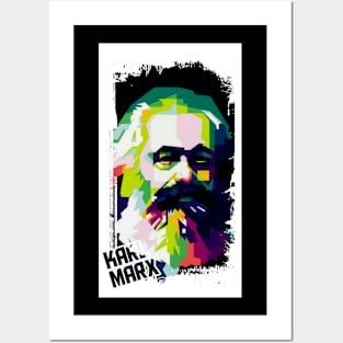 Karl Marx Popart Posters and Art